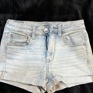 American Eagle Outfitters Light Blue Jean Shorts
